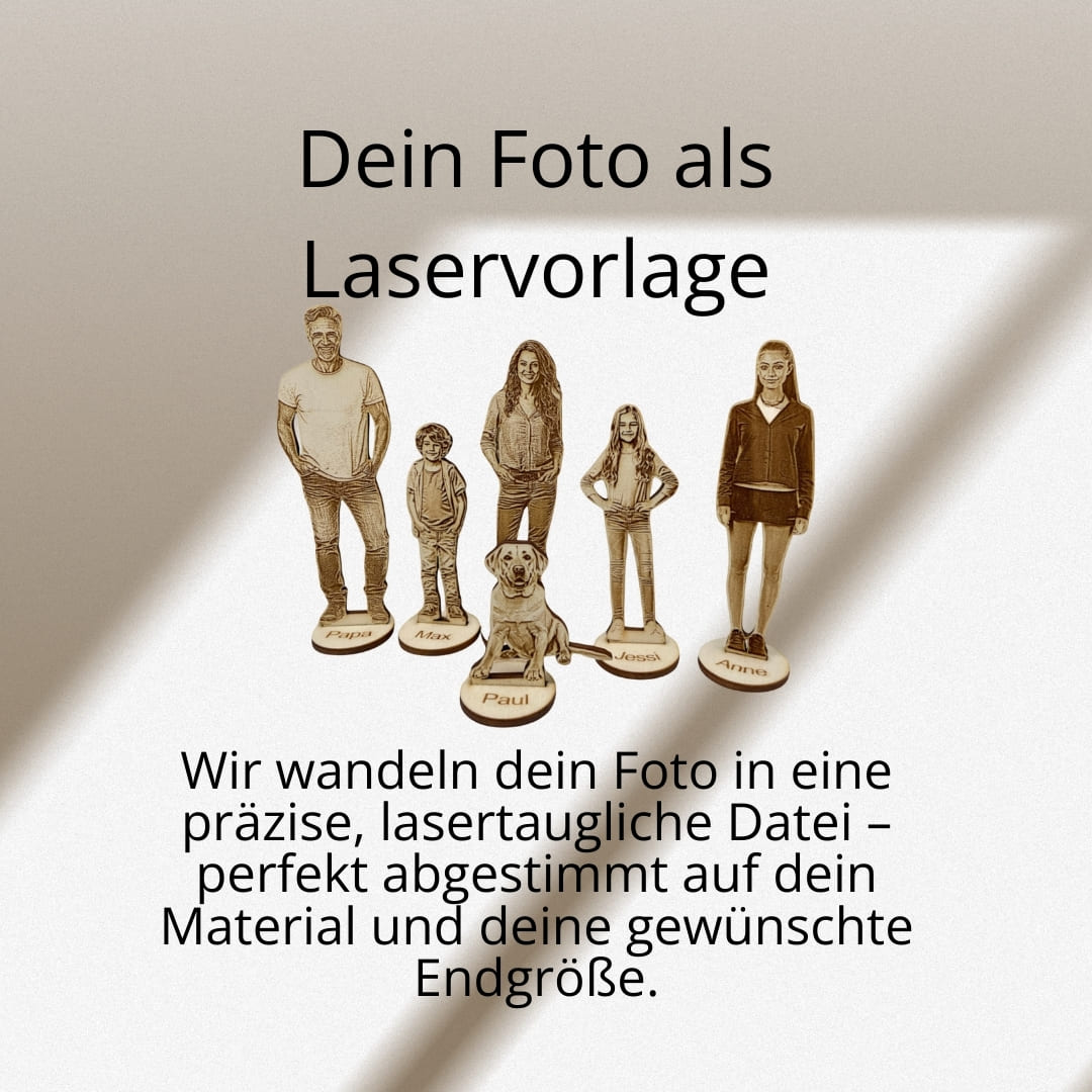 Foto in Laservorlage umwandeln