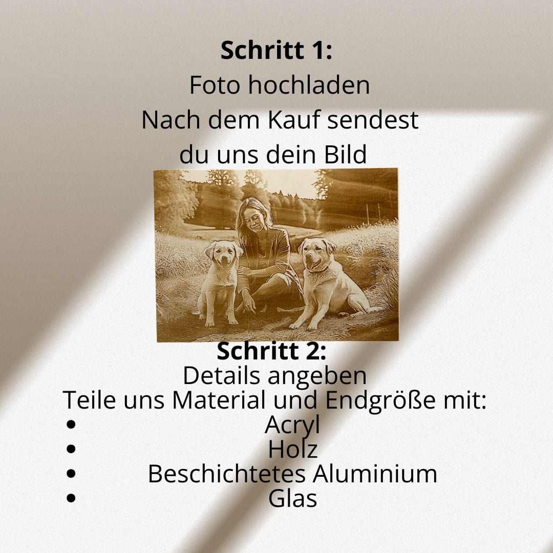 Foto in Laservorlage umwandeln