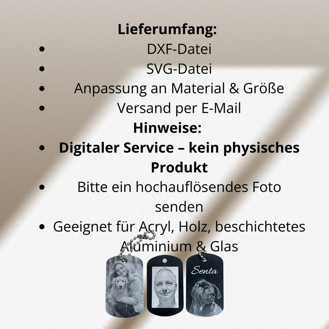 Foto in Laservorlage umwandeln