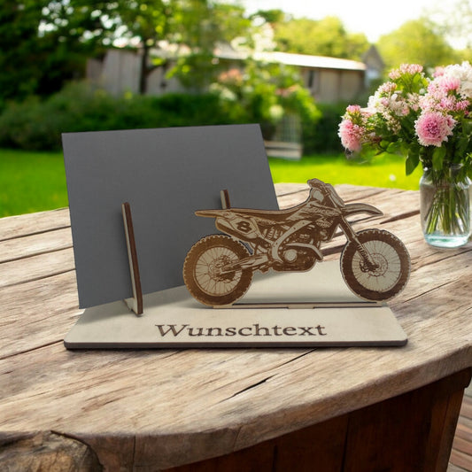 SVG DXF Laserdateien – Motorrad – Vorlage für Laserschneider – Gutscheinverpackung